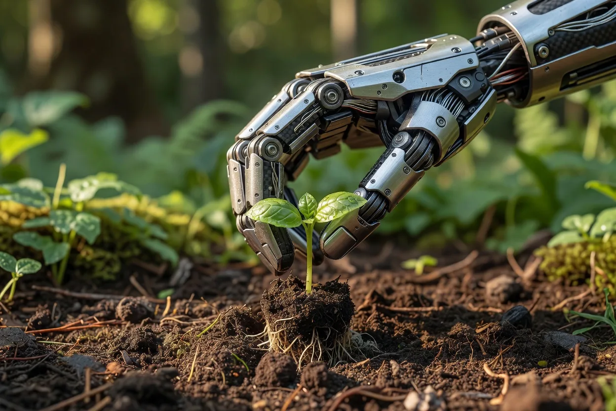 AI sustainability and clean beauty robot technology